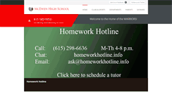 Desktop Screenshot of mcewenhighschool.org