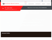Tablet Screenshot of mcewenhighschool.org